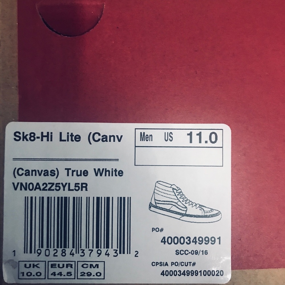Vans SK8HI Lite True White - Picture 5 of 5